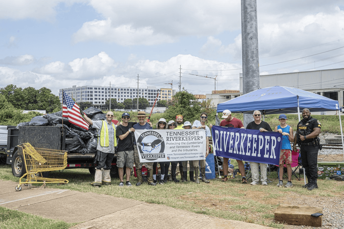 Nearly 1,400 pounds of trash removed from Huntsville creek Nearly 1,400 pounds of trash removed from Huntsville creek