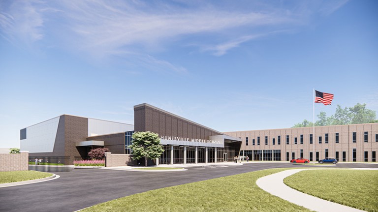 New Huntsville Middle School now under construction New Huntsville Middle School now under construction