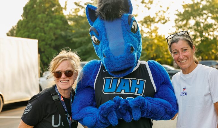 UAH’s Charger Blue mascot gets a new look to go with expanded role UAH’s Charger Blue mascot gets a new look to go with expanded role