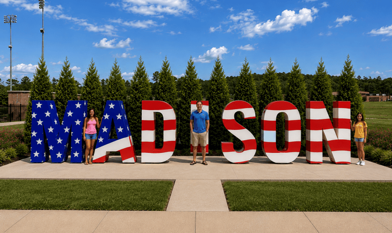 Madison breaks ground on new ‘MADiSON Letters’ feature Madison breaks ground on new ‘MADiSON Letters’ feature