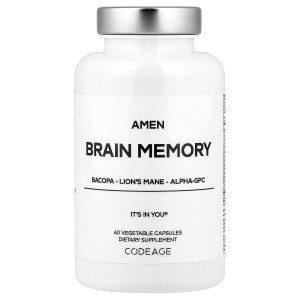 Amen, Brain Memory, 60 Vegetable Capsules Amen, Brain Memory, 60 Vegetable Capsules