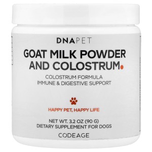 DNA Pet, Goat Milk Powder and Colostrum, For Dogs, 3.2 oz (90 g) DNA Pet, Goat Milk Powder and Colostrum, For Dogs, 3.2 oz (90 g)