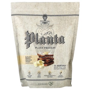 Planta, Plant Protein, Banana Maple French Toast, 1.66 lbs (752.5 g) Planta, Plant Protein, Banana Maple French Toast, 1.66 lbs (752.5 g)
