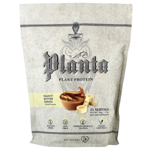 Planta, Plant Protein, Peanut Butter Banana, 1.72 lbs (780 g) Planta, Plant Protein, Peanut Butter Banana, 1.72 lbs (780 g)