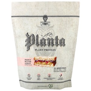Planta, Plant Protein, Peanut Butter Jelly, 1.76 lbs (800 g) Planta, Plant Protein, Peanut Butter Jelly, 1.76 lbs (800 g)