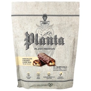 Planta, Plant Protein, Chocolate Caramel Candy Bar, 1.76 lbs (800 g) Planta, Plant Protein, Chocolate Caramel Candy Bar, 1.76 lbs (800 g)