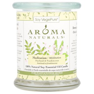 Soy VegePure®, Medium Glass Soy Pillar Candle, Patchouli & Frankincense, 8.8 oz (260 g) Soy VegePure®, Medium Glass Soy Pillar Candle, Patchouli & Frankincense, 8.8 oz (260 g)