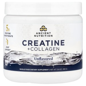 Creatine + Collagen, Unflavored, 5.8 oz (165 g) Creatine + Collagen, Unflavored, 5.8 oz (165 g)