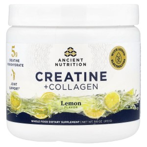 Creatine + Collagen, Lemon, 9.6 oz (272 g) Creatine + Collagen, Lemon, 9.6 oz (272 g)