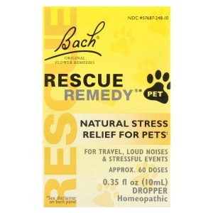 Rescue Remedy® Pet, Natural Stress Relief For Pets, 0.35 fl oz (10 ml) Rescue Remedy® Pet, Natural Stress Relief For Pets, 0.35 fl oz (10 ml)