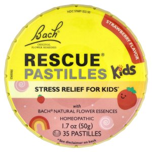 Rescue® Pastilles Kids, Stress Relief, Strawberry, 35 Pastilles Rescue® Pastilles Kids, Stress Relief, Strawberry, 35 Pastilles