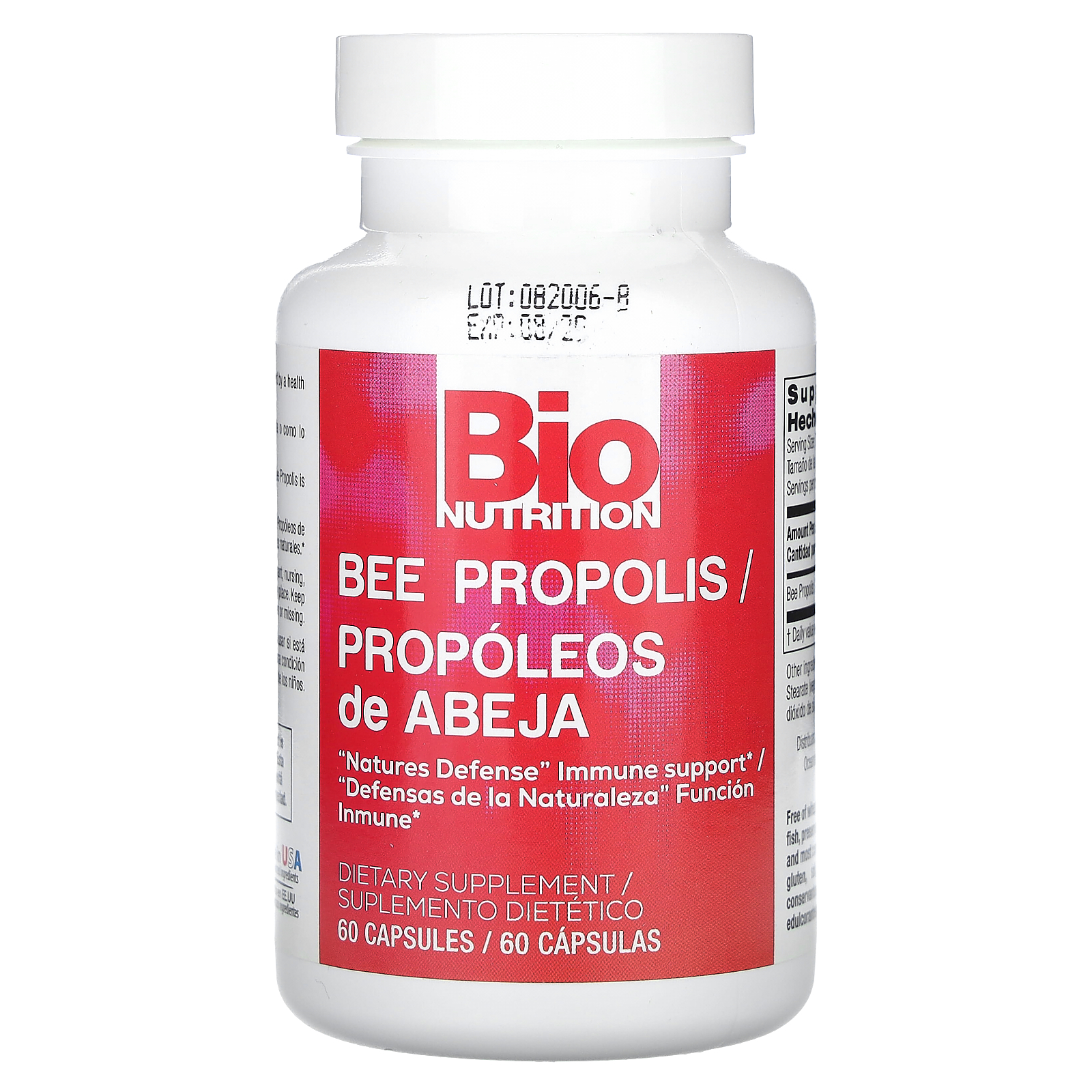 Bee Propolis, 60 Capsules (500 mg per Capsule)