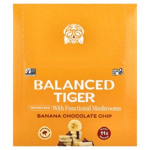 Protein Bar, Banana Chocolate Chip, 12 Bars, 1.55 oz (44 g) Each Protein Bar, Banana Chocolate Chip, 12 Bars, 1.55 oz (44 g) Each
