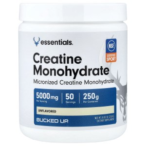 Essentials, Creatine Monohydrate, Unflavored, 8.82 oz (250 g) Essentials, Creatine Monohydrate, Unflavored, 8.82 oz (250 g)