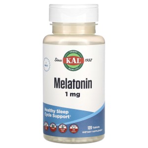 Melatonin, 1 mg, 120 Tablets Melatonin, 1 mg, 120 Tablets