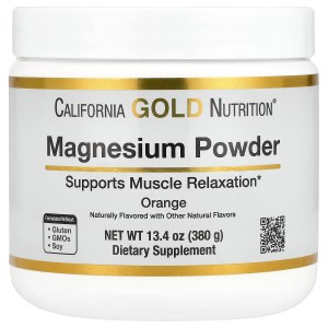 Magnesium Powder Beverage, Orange, 13.4 oz (380 g) Magnesium Powder Beverage, Orange, 13.4 oz (380 g)