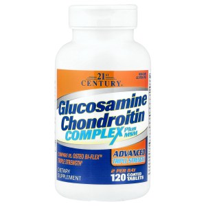 Glucosamine Chondroitin Complex Plus MSM, Advanced Triple Strength, 120 Coated Tablets Glucosamine Chondroitin Complex Plus MSM, Advanced Triple Strength, 120 Coated Tablets