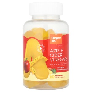 Chapter Six, Apple Cider Vinegar Gummies, Pineapple, 60 Gummies (250 mg per Gummy) Chapter Six, Apple Cider Vinegar Gummies, Pineapple, 60 Gummies (250 mg per Gummy)