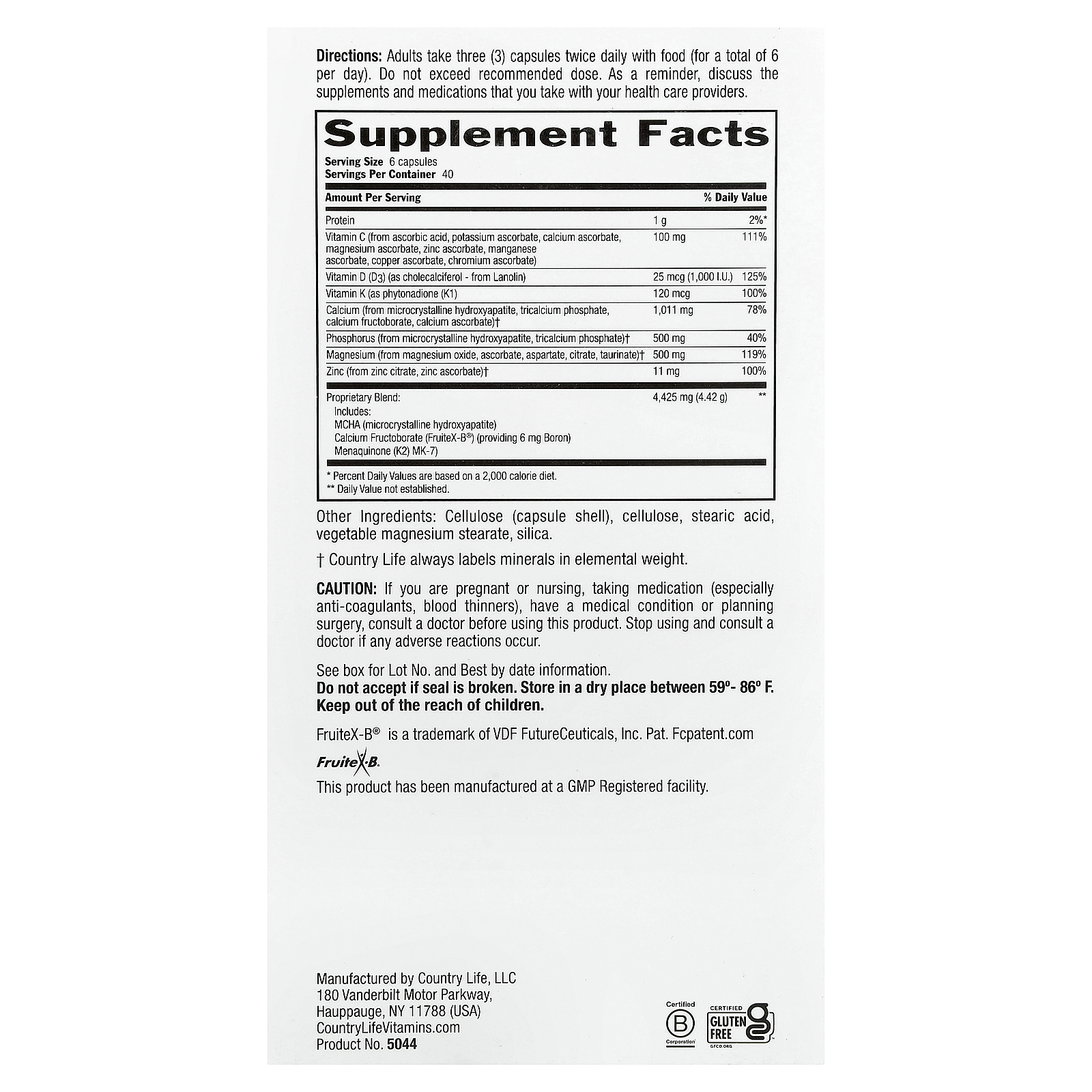 Bone Solid®, 240 Capsules