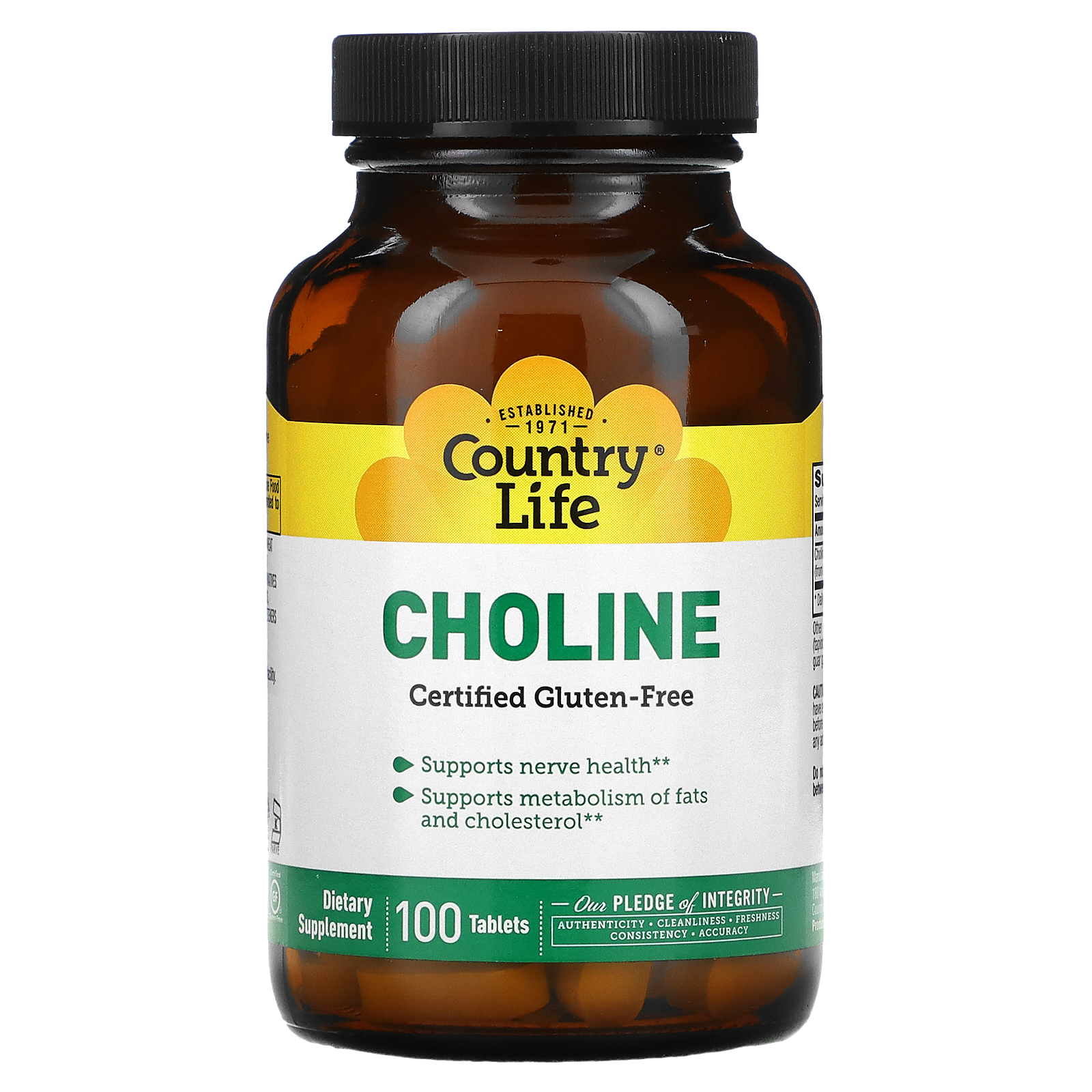 Choline, 266 mg, 100 Tablets