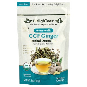 Herbal Detox Tea, CCF Ginger, Loose Blend, Caffeine Free, 3 oz (85 g) Herbal Detox Tea, CCF Ginger, Loose Blend, Caffeine Free, 3 oz (85 g)