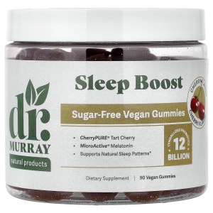 Sleep Boost Gummies, Cherry, 90 Vegan Gummies Sleep Boost Gummies, Cherry, 90 Vegan Gummies
