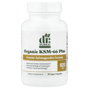 Organic KSM-66 Plus, 60 Vegan Capsules Organic KSM-66 Plus, 60 Vegan Capsules