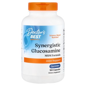 Synergistic Glucosamine MSM Formula with OptiMSM®, 180 Capsules Synergistic Glucosamine MSM Formula with OptiMSM®, 180 Capsules