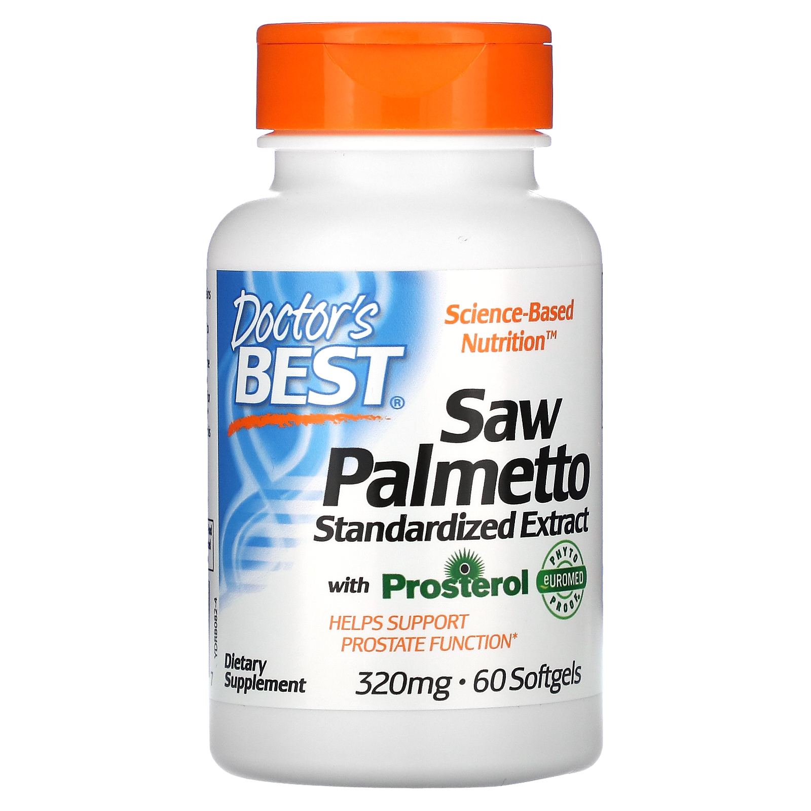 Saw Palmetto, Standardized Extract, 320 mg, 60 Softgels