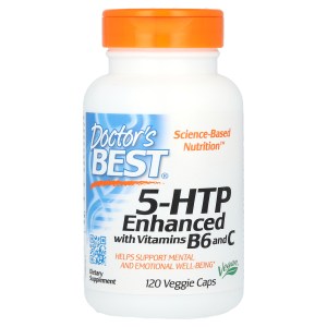 5-HTP, Enhanced with Vitamins B6 and C, 120 Veggie Caps 5-HTP, Enhanced with Vitamins B6 and C, 120 Veggie Caps