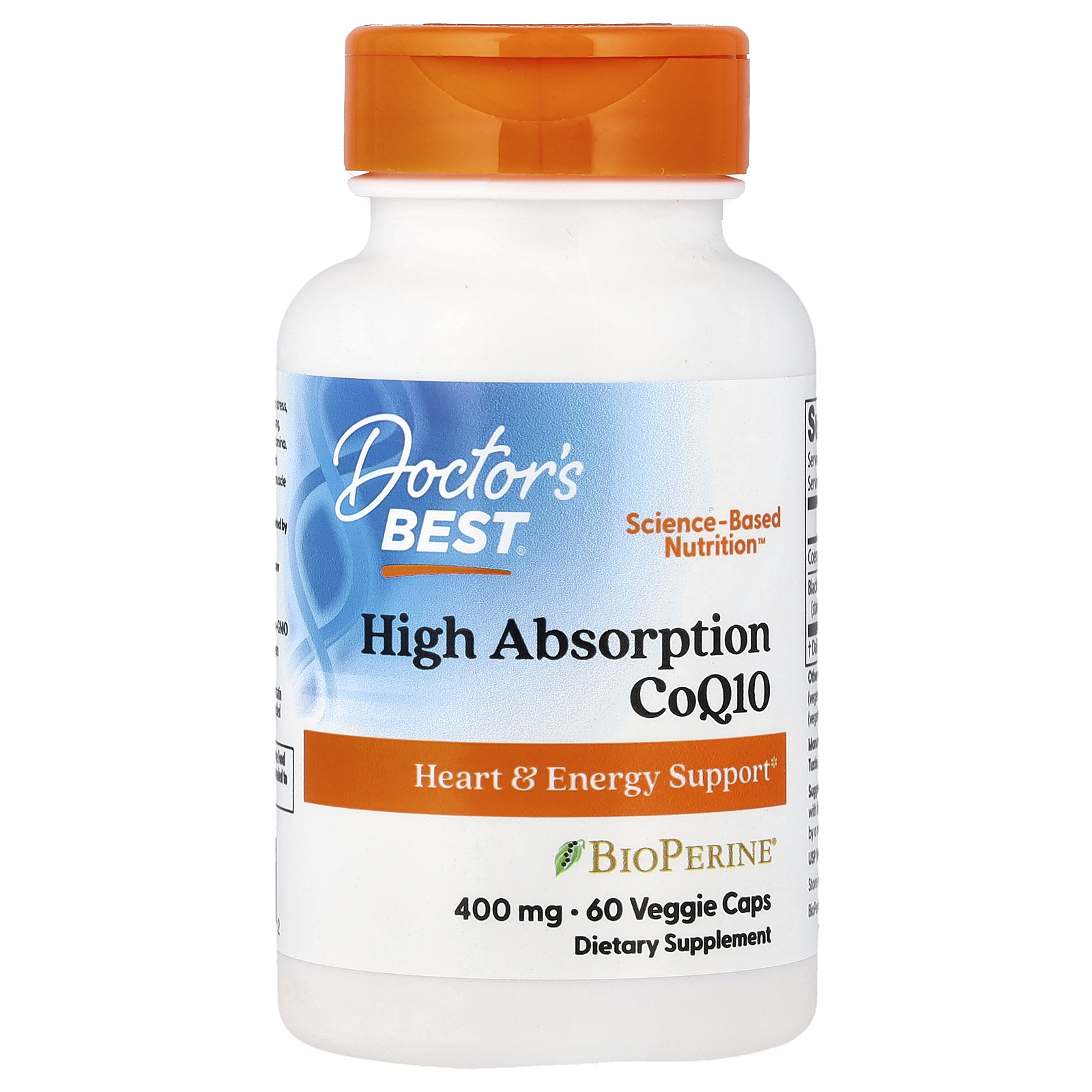 High Absorption CoQ10 with BioPerine®, 60 Veggie Caps