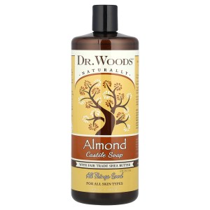 Almond Castile Soap with Fair Trade Shea Butter, 32 fl oz (946 ml) Almond Castile Soap with Fair Trade Shea Butter, 32 fl oz (946 ml)