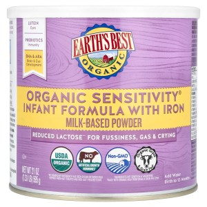Organic Sensitivity Infant Formula with Iron, 21 oz (595 g) Organic Sensitivity Infant Formula with Iron, 21 oz (595 g)
