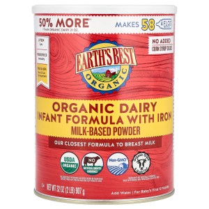 Organic Dairy Infant Formula with Iron, For Baby’s First 12 Months, 32 oz (907 g) Organic Dairy Infant Formula with Iron, For Baby’s First 12 Months, 32 oz (907 g)