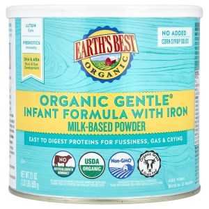 Organic Gentle Infant Formula with Iron, Birth to 12 Months, 21 oz (595 g) Organic Gentle Infant Formula with Iron, Birth to 12 Months, 21 oz (595 g)
