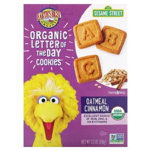 Organic Letter of The Day Cookies®, 2+ Years, Oatmeal Cinnamon, 5.3 oz (150 g) Organic Letter of The Day Cookies®, 2+ Years, Oatmeal Cinnamon, 5.3 oz (150 g)