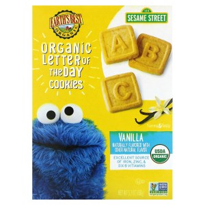 Organic Letter of the Day Cookies®, 2+ Years, Vanilla, 5.3 oz (150 g) Organic Letter of the Day Cookies®, 2+ Years, Vanilla, 5.3 oz (150 g)