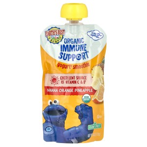 Organic Immune Support Yogurt Smoothie, Ages 2+, Banana Orange Pineapple, 4 oz (113 g) Organic Immune Support Yogurt Smoothie, Ages 2+, Banana Orange Pineapple, 4 oz (113 g)