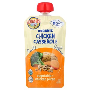 Organic Vegetable + Chicken Puree, 9+ Months, Chicken Casserole, 4 oz (113 g) Organic Vegetable + Chicken Puree, 9+ Months, Chicken Casserole, 4 oz (113 g)