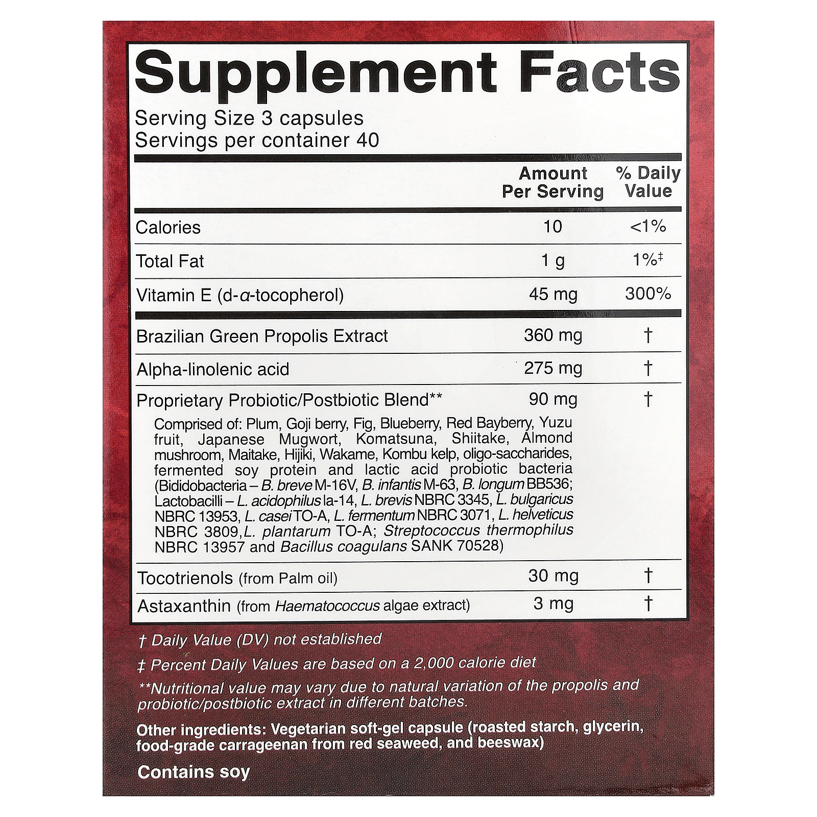 Propolis Plus®, 120 Capsules
