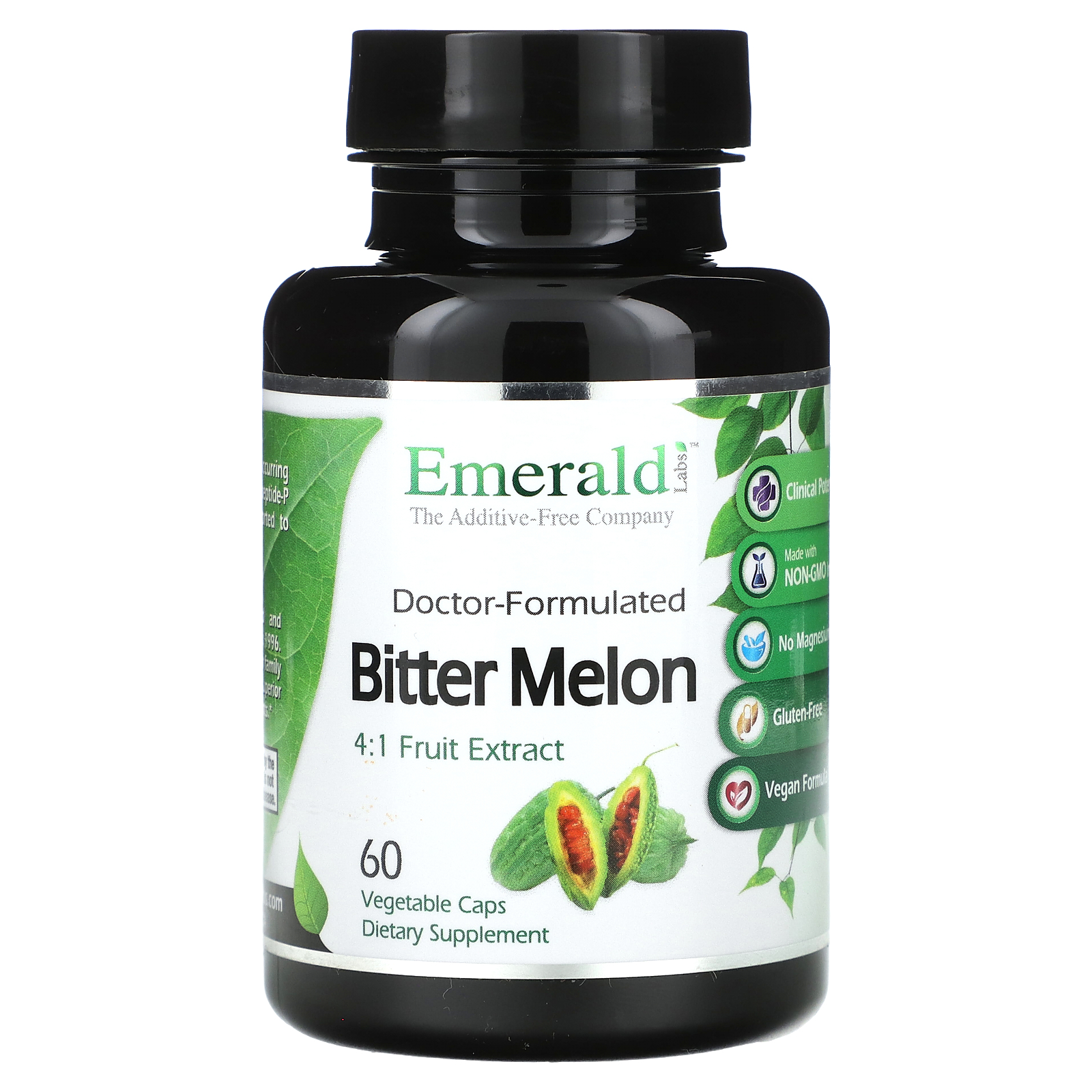 Bitter Melon, 60 Vegetable Capsules (500 mg per Capsule)