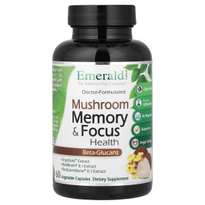Mushroom Memory & Focus Health, 60 Vegetable Capsules Mushroom Memory & Focus Health, 60 Vegetable Capsules