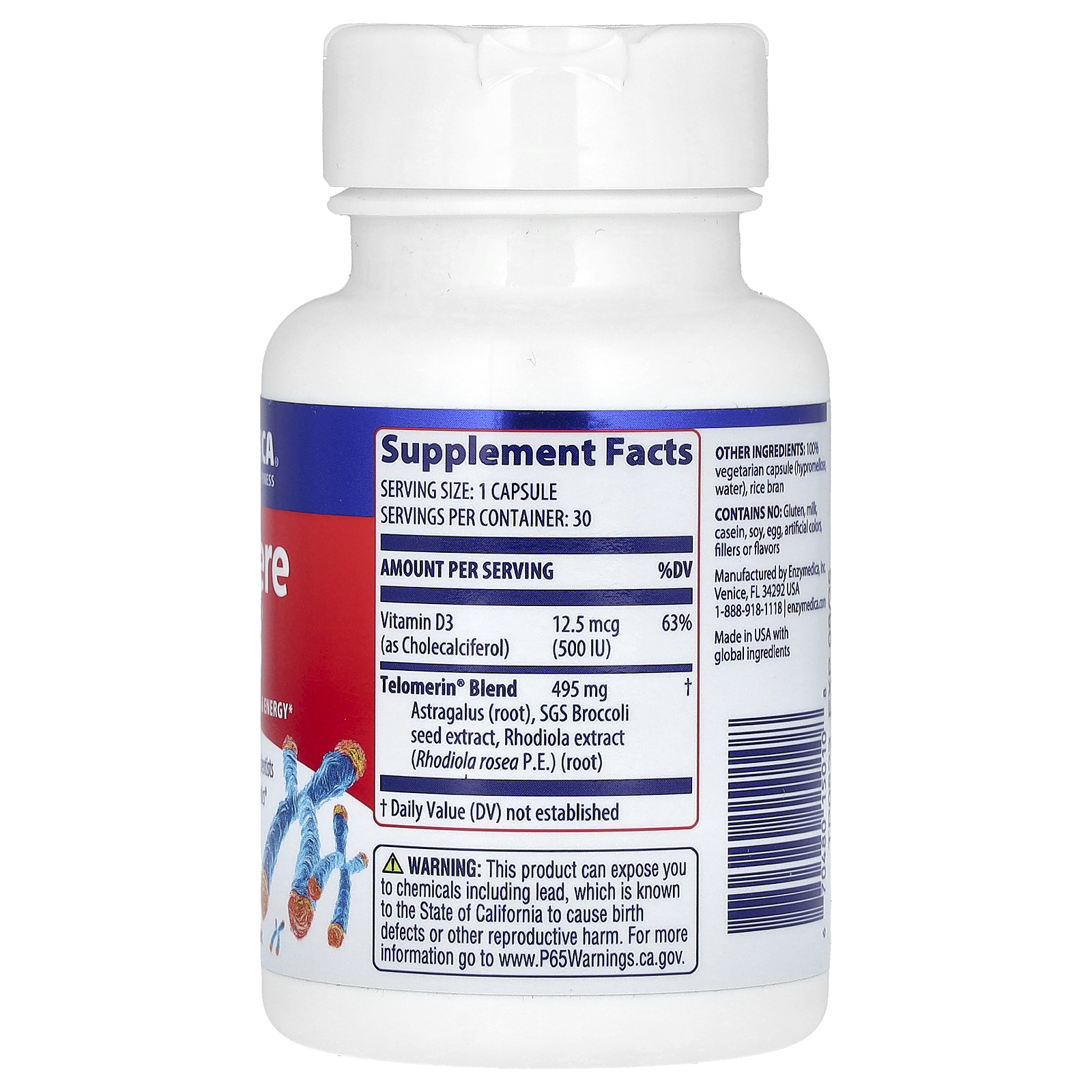 Telomere Plus, 30 Capsules