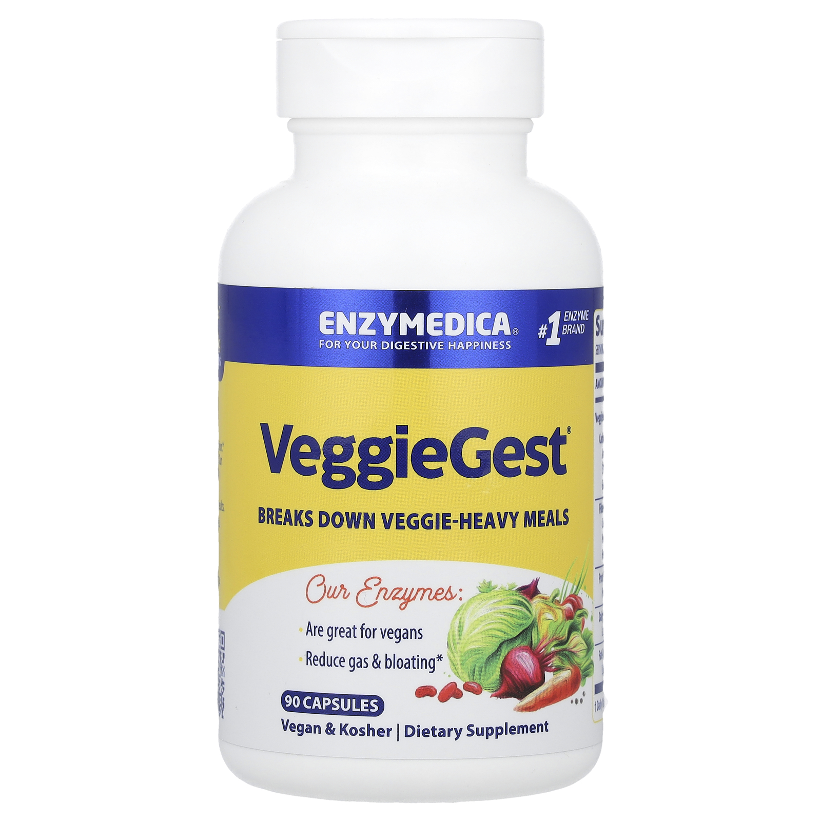 VeggieGest®, 90 Capsules
