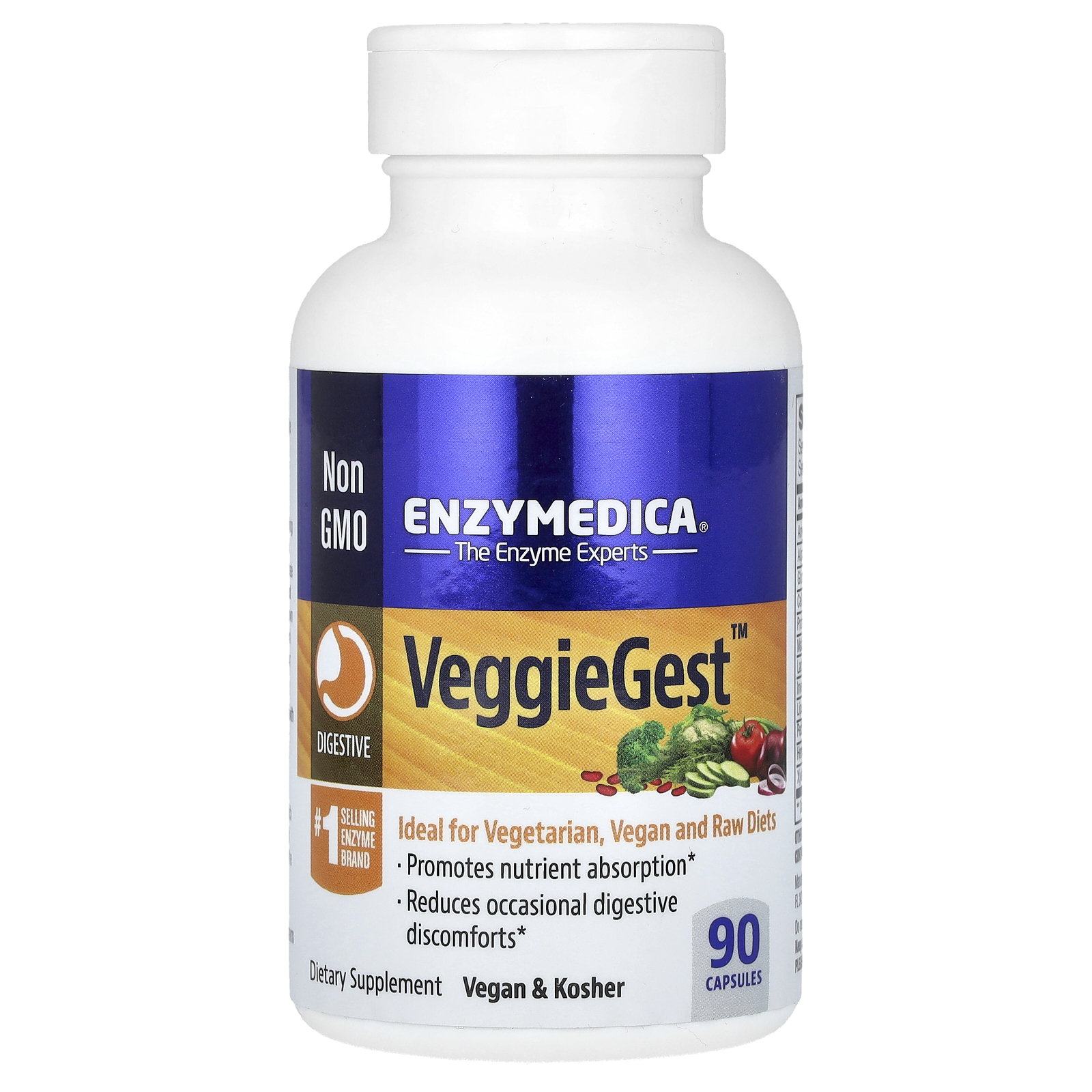 VeggieGest®, 90 Capsules