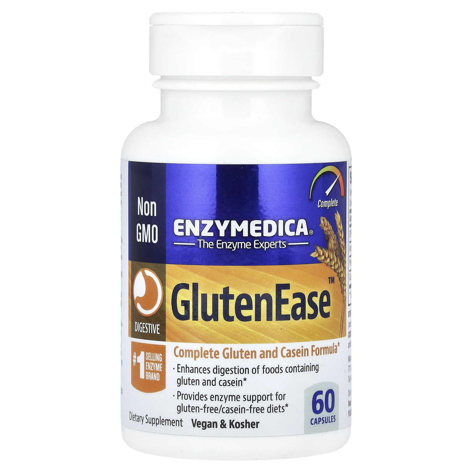 GlutenEase®, 60 Capsules