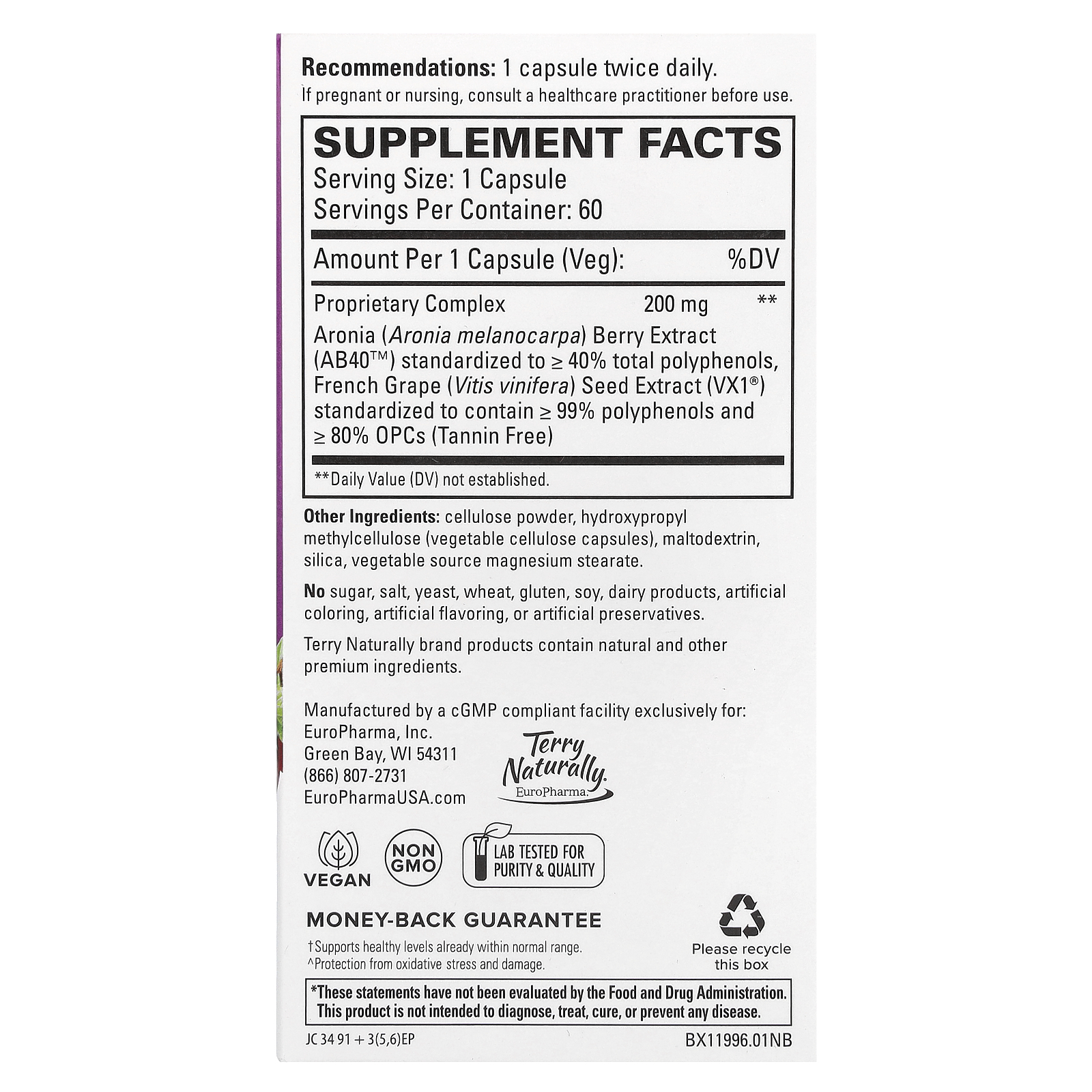 Aronia Berry Complex™, 60 Capsules