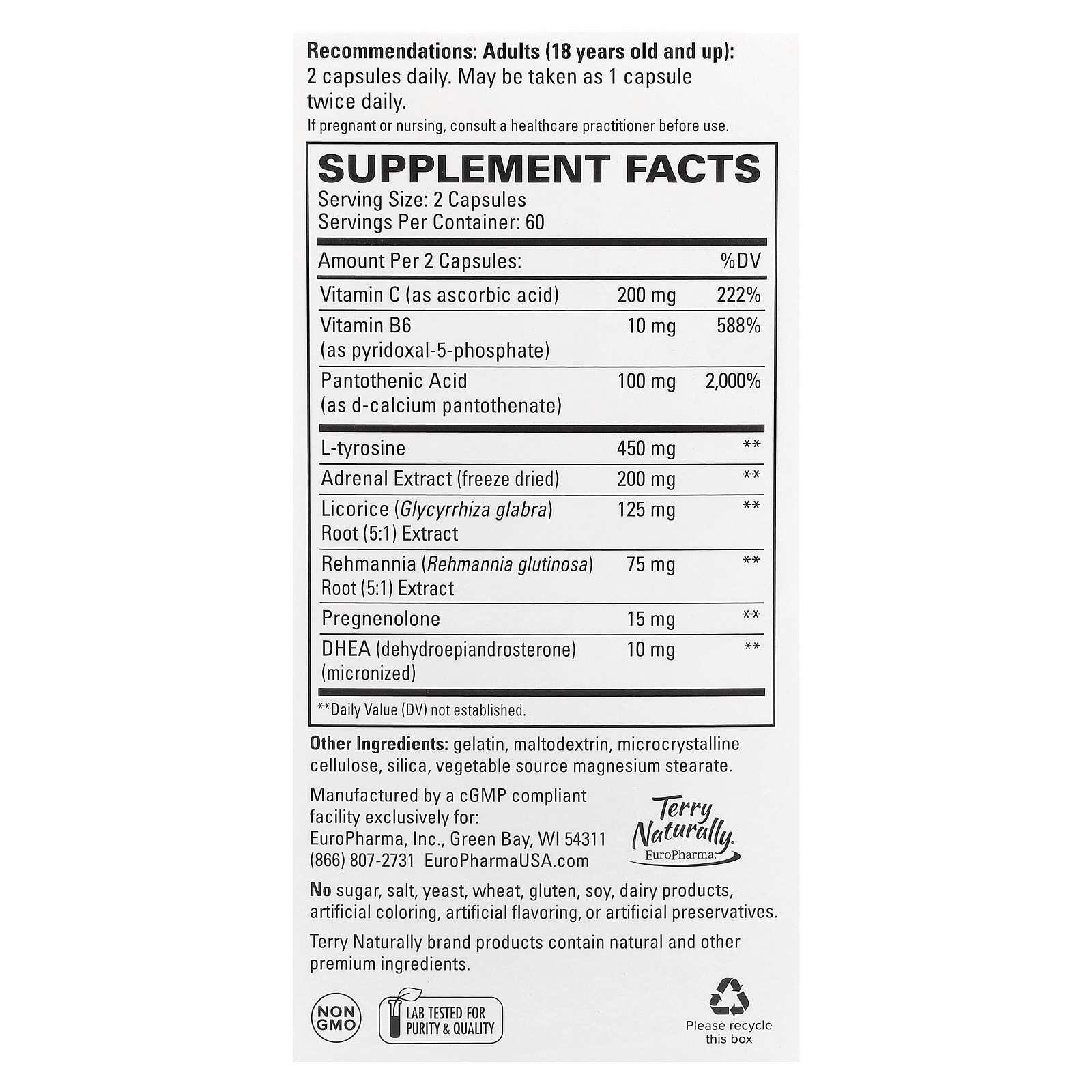 Adrenaplex®, 120 Capsules