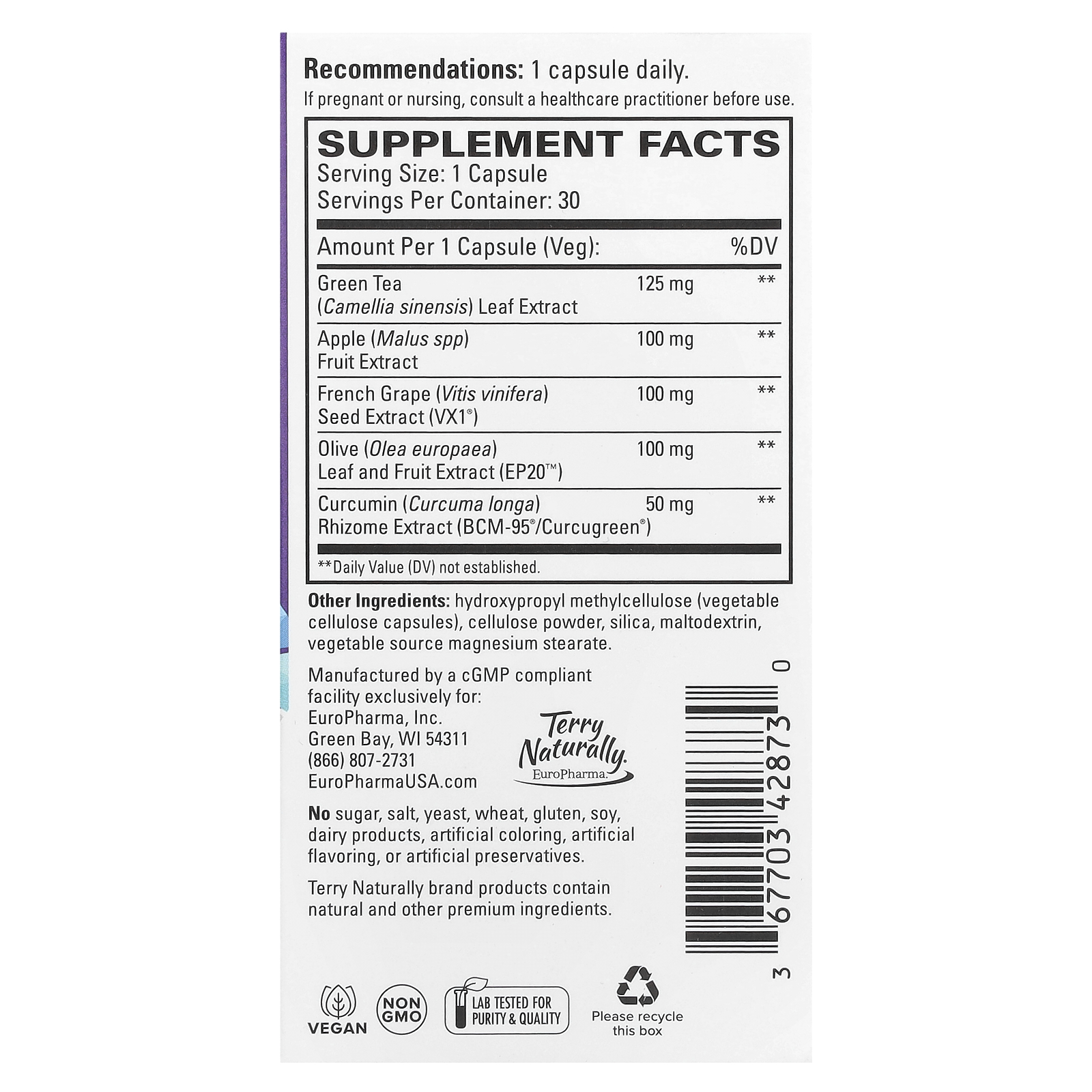 Optimal Wellness, 30 Capsules