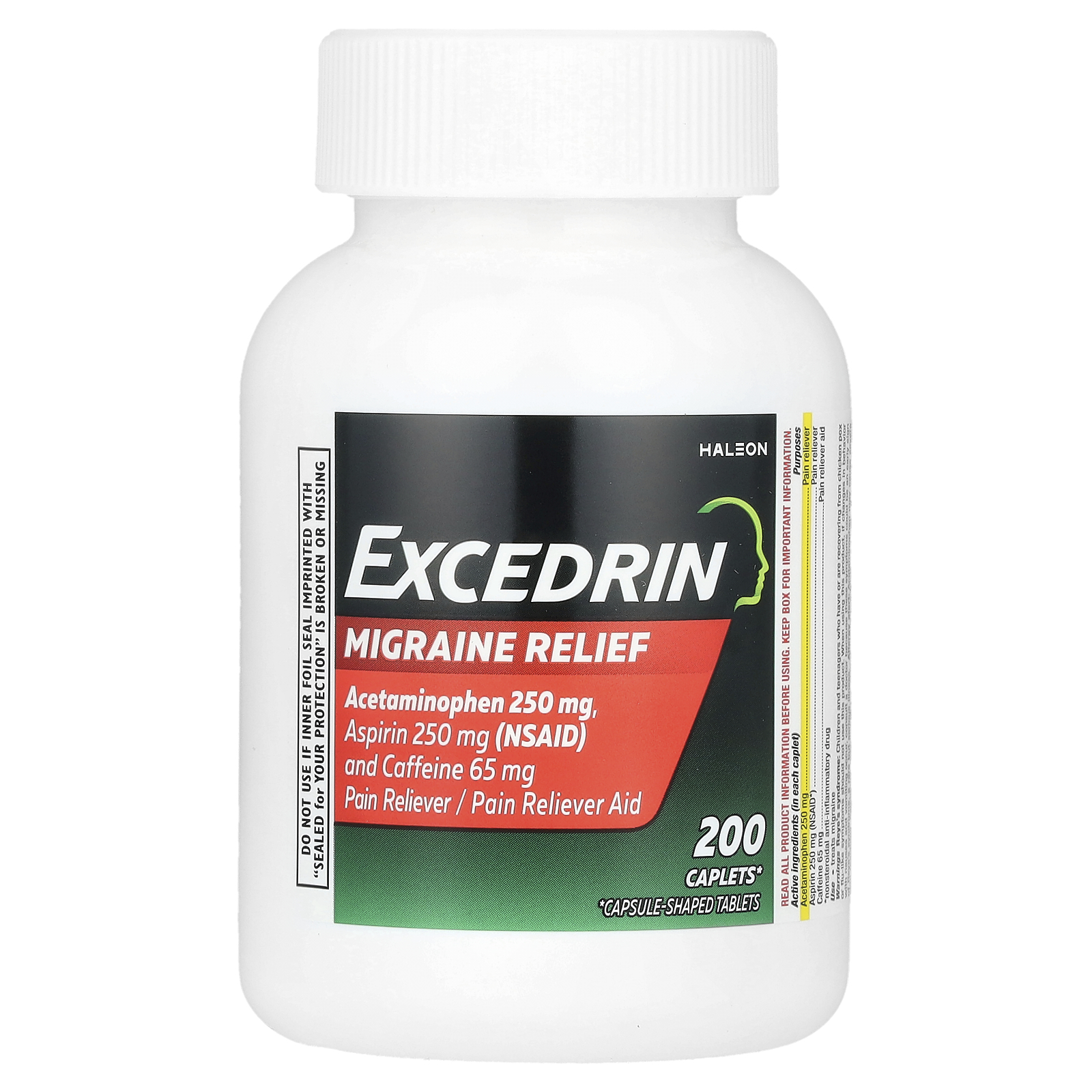 Migraine Relief, 200 Caplets